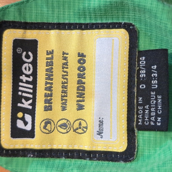 Kiltec Removable Bib Snowpants US 3-4 Kids Water Resistant Windproof Lime Green - Picture 8 of 10